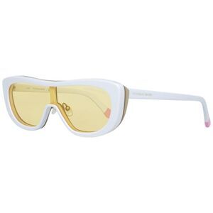 Victoria's Secret Sunglasses Yellow Lens White Frame Women White